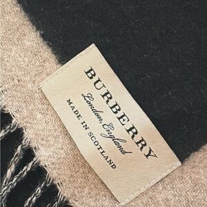 Burberry Black and Tan Door Mat